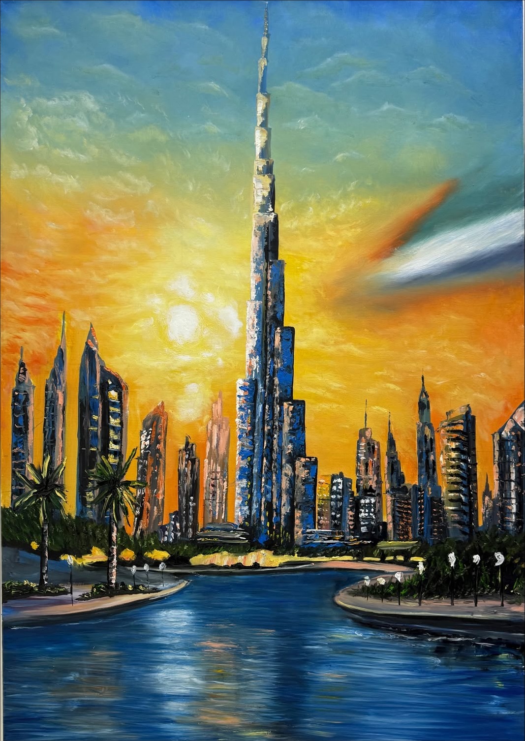 Burj Khalifa Sunset