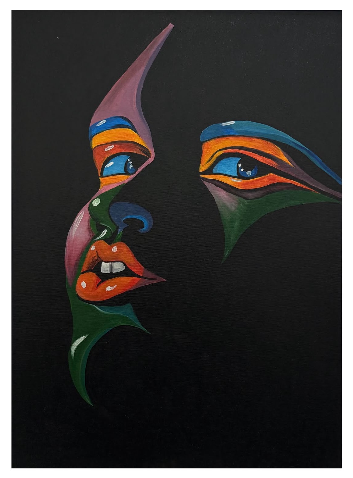 Neon Faces